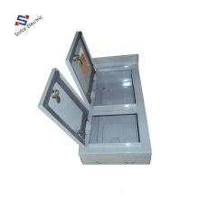 IP54 weatherproof steel meter box enclosure for three phase electricity meter